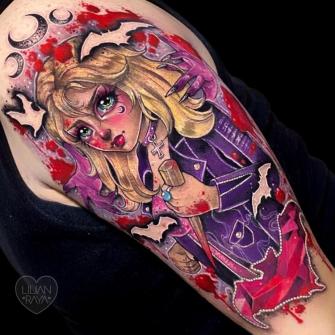 Buffy, The Vampire Slayer tatuaje realizado por Lilian Raya