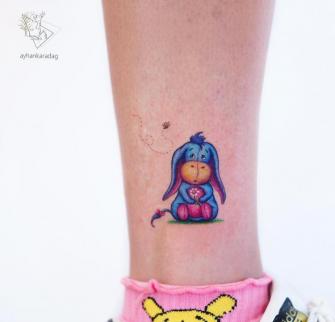 Mini tatuaje de igor burrito realizado por Ayhan Karadag tatuaje realizado por Ayhan Karadag
